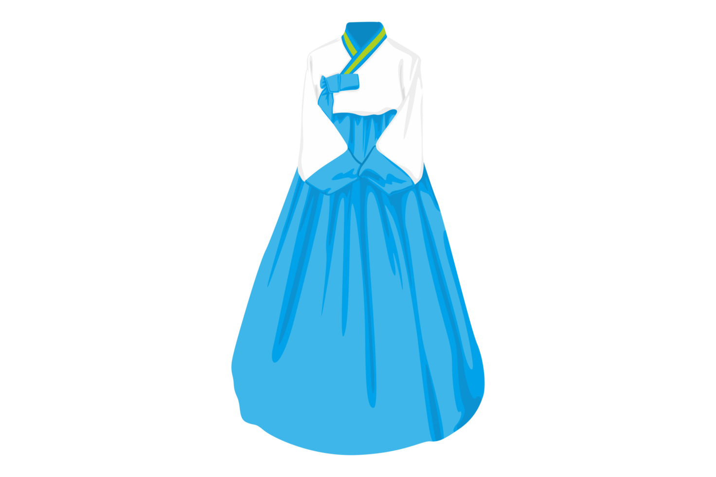 koreanische traditionelle kleidung - hanbok png