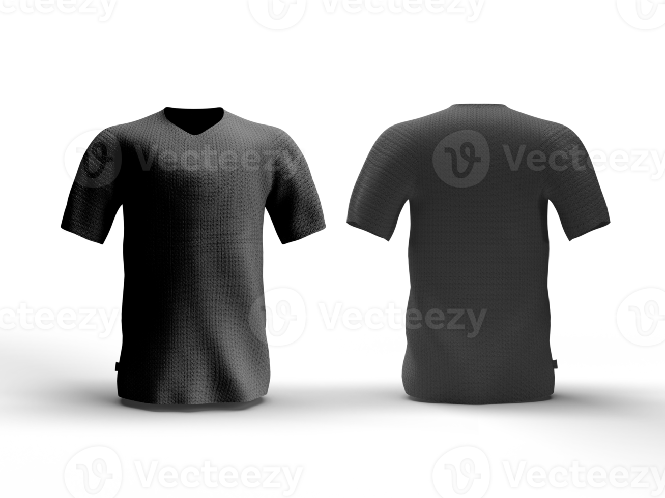 camiseta 3d renderizado realista png