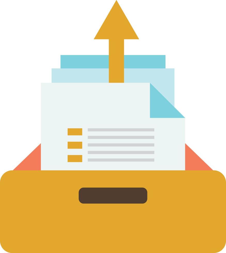 data upload illustration in minimal style vector