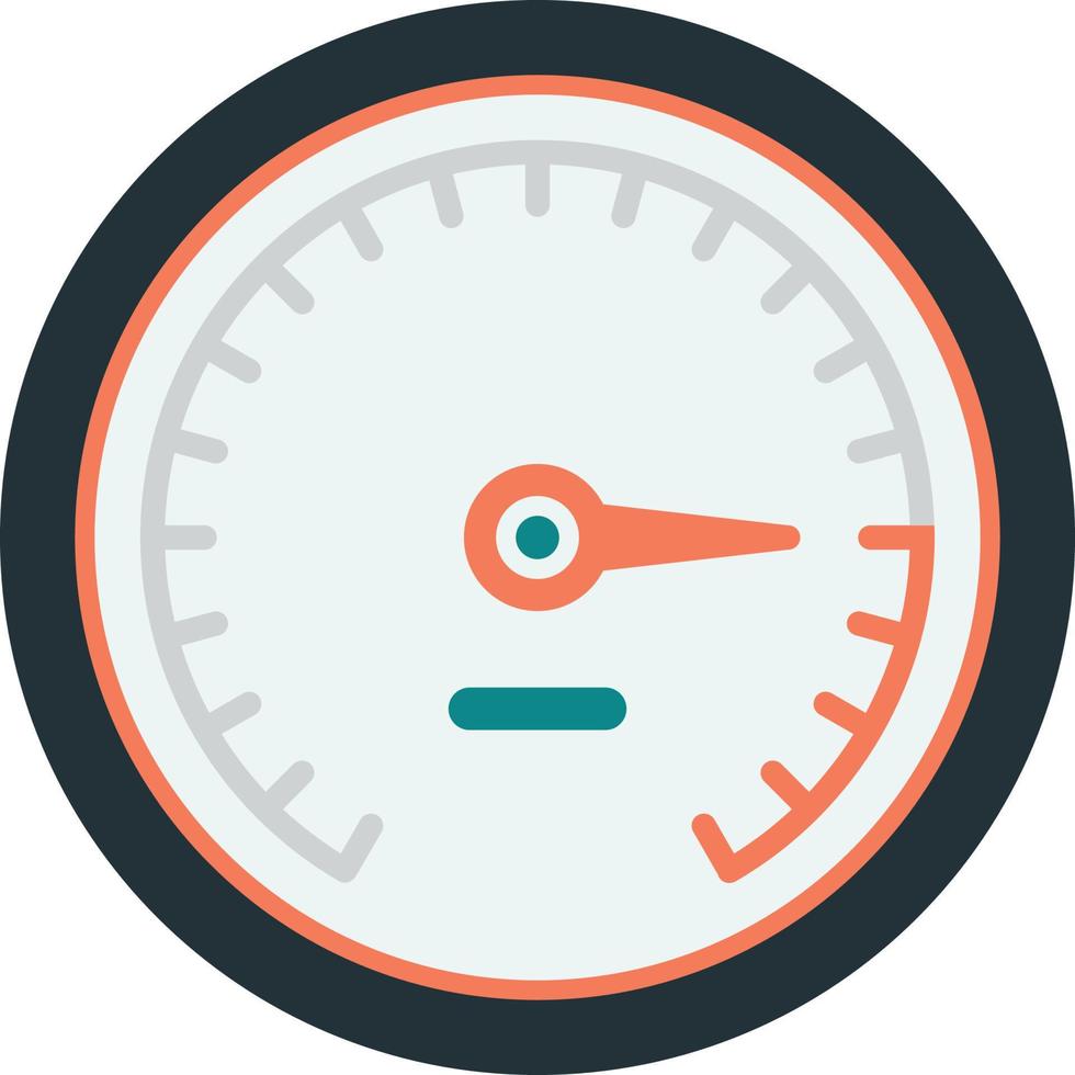 power gauge illustration in minimal style vector