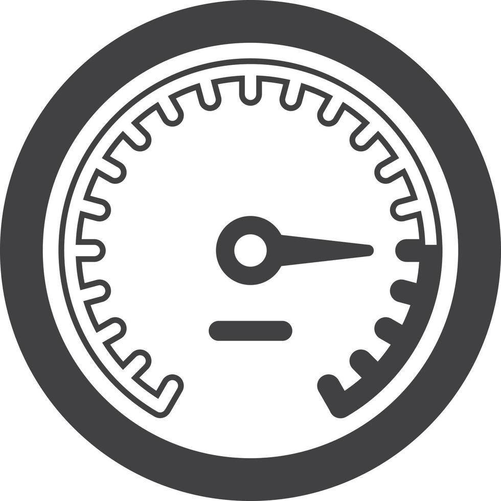 power gauge illustration in minimal style vector