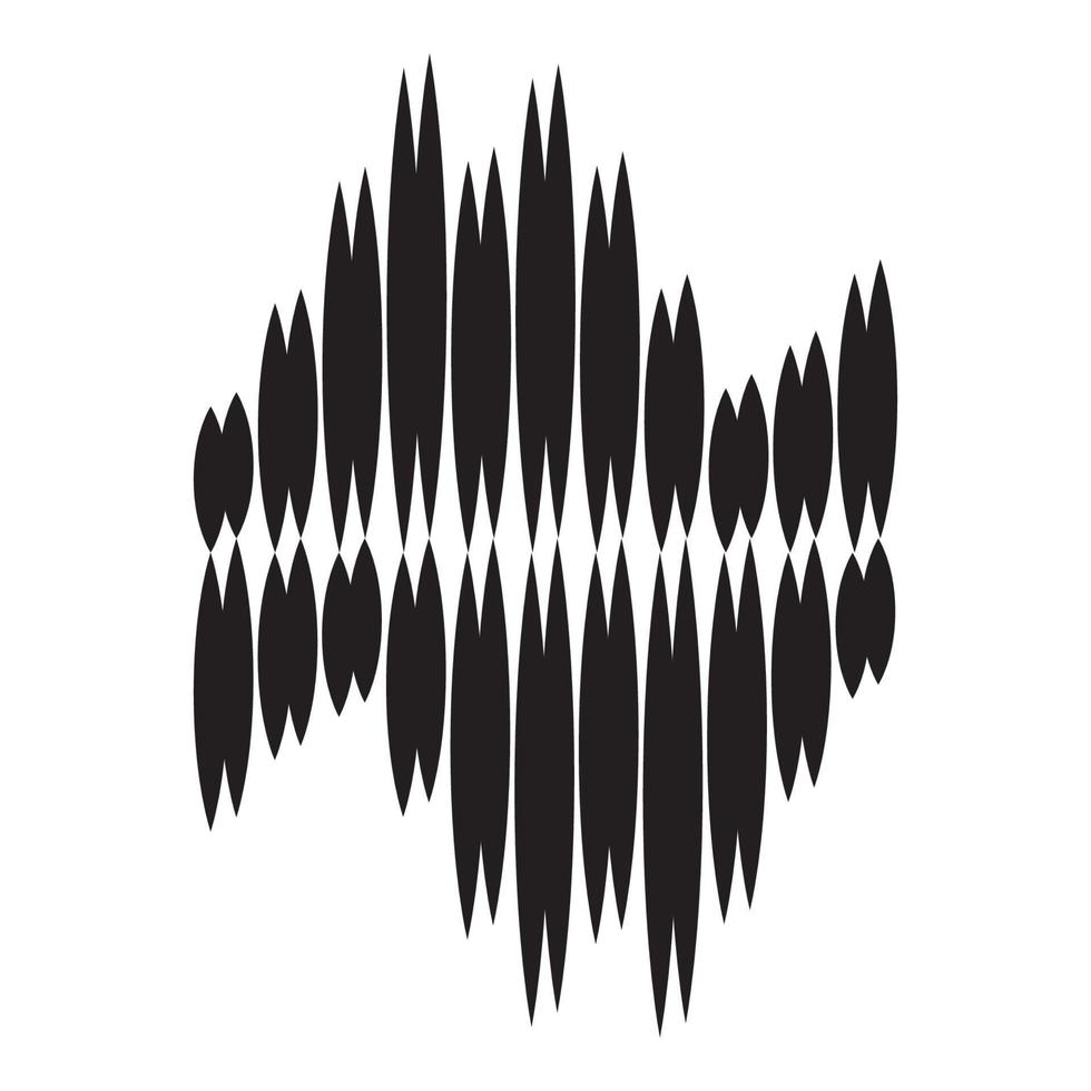 sound wave logo vector