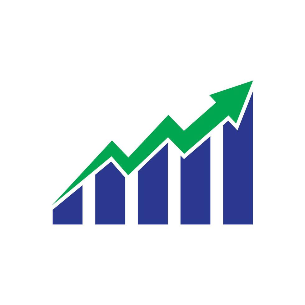 simple finance logo vector