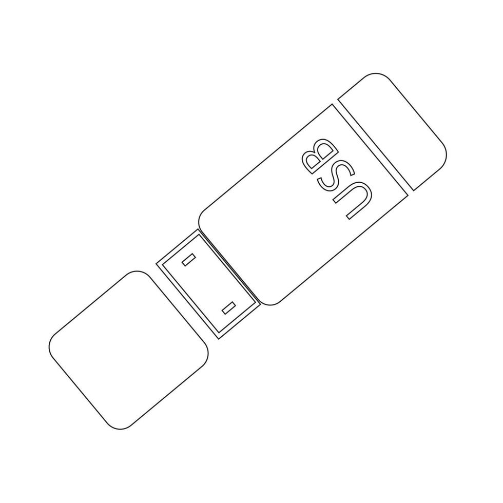 logotipo de transferencia de datos usb vector