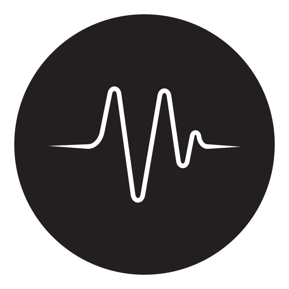 sound wave music logo vector