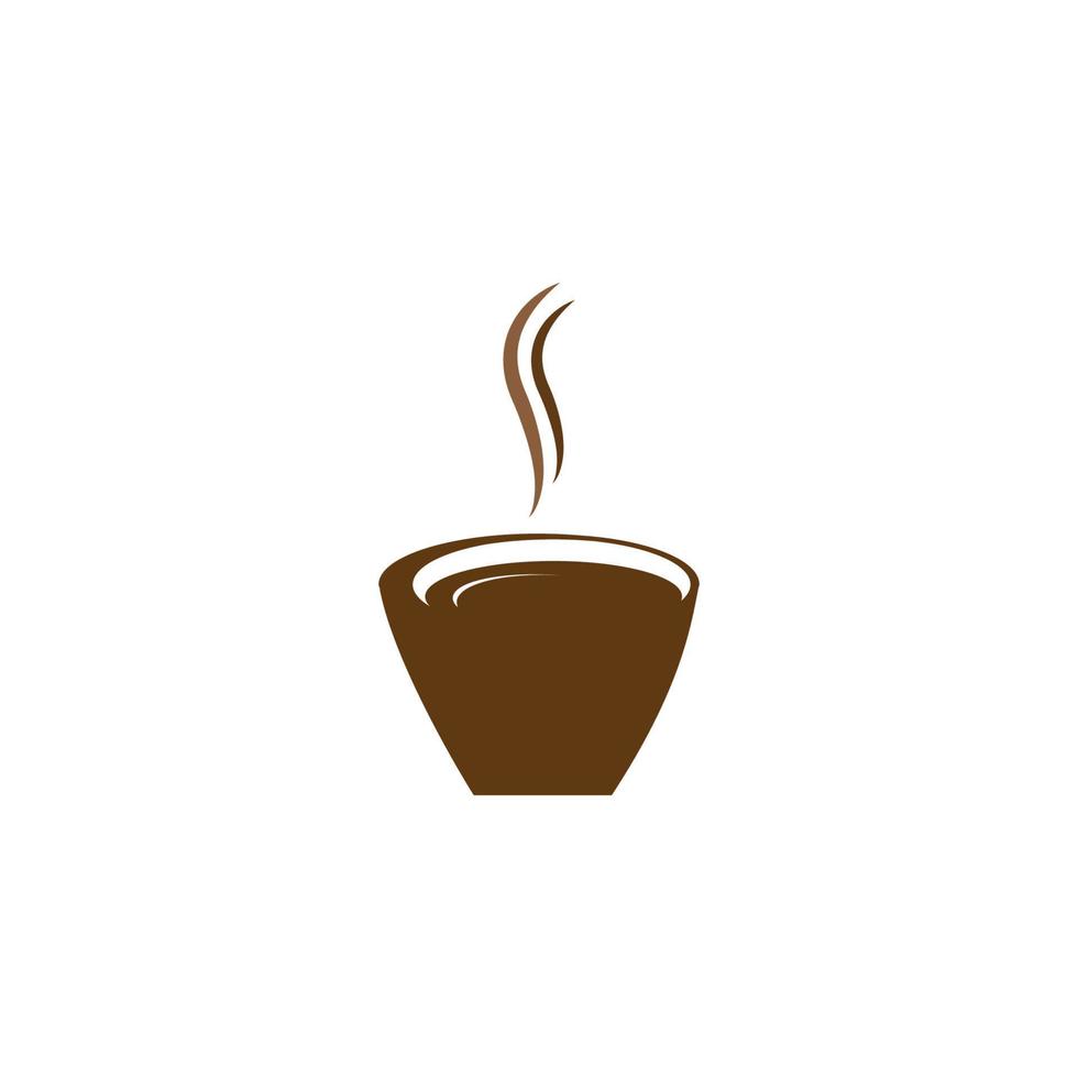 vector de logotipo de taza de café