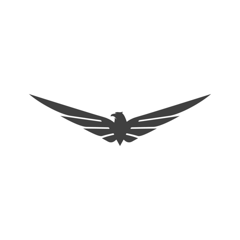 Falcon wing icon Template vector