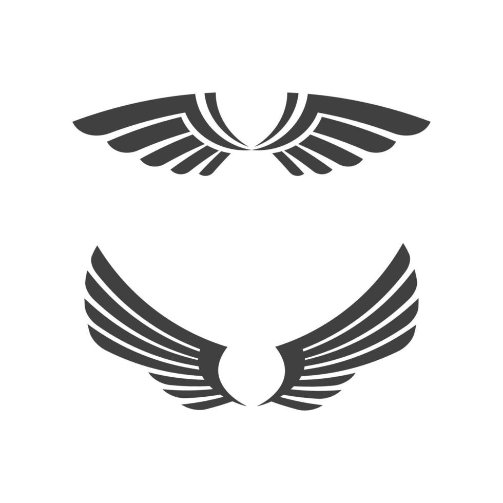 Falcon wing icon Template vector