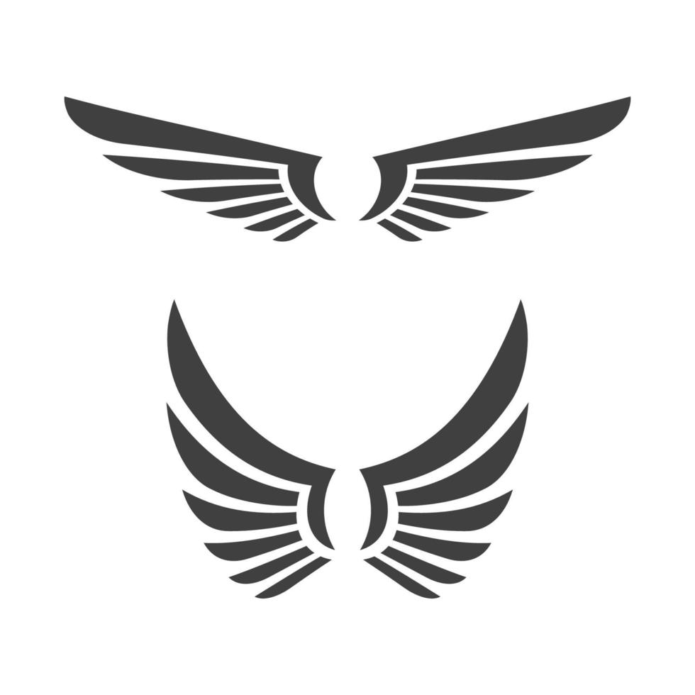 Falcon wing icon Template vector