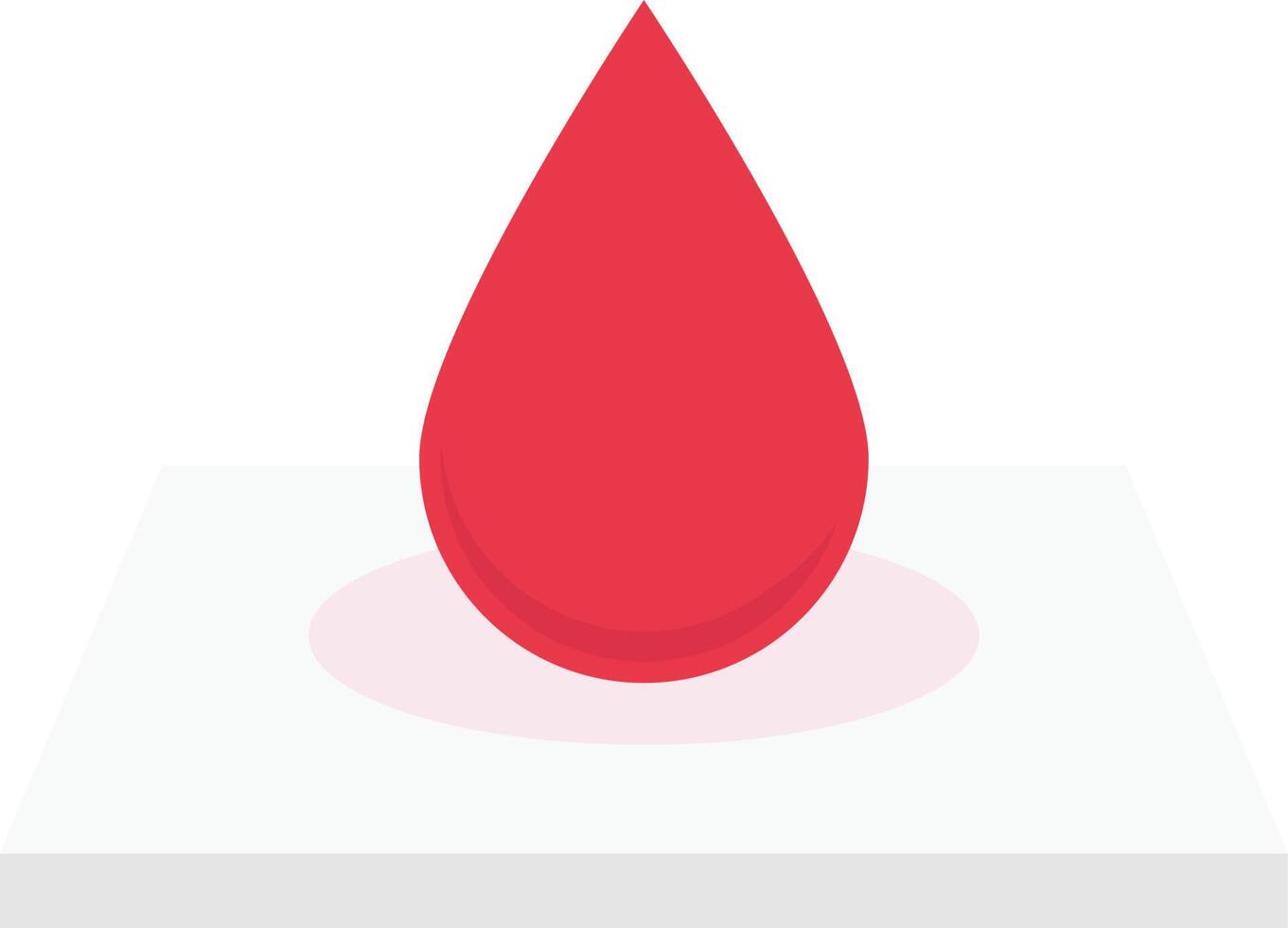 ilustración de vector de gota de sangre en un fondo. símbolos de calidad premium. iconos vectoriales para concepto y diseño gráfico.