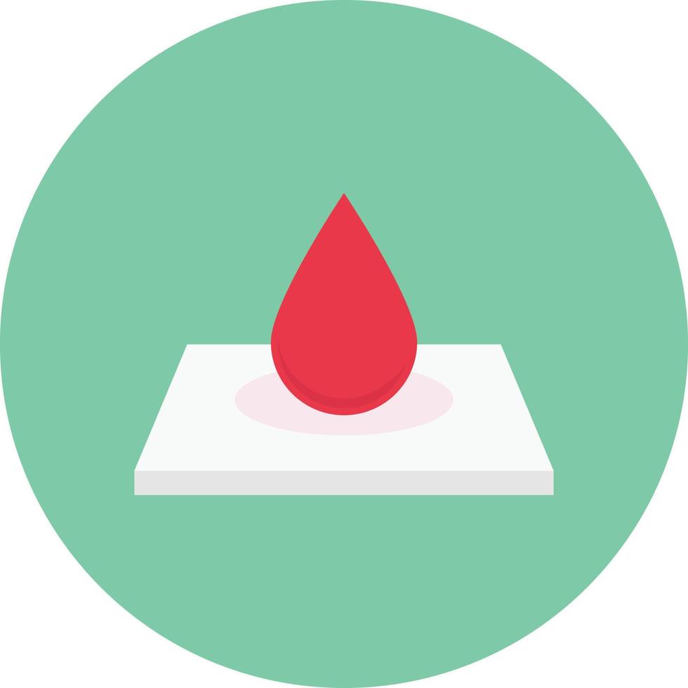 ilustración de vector de gota de sangre en un fondo. símbolos de calidad premium. iconos vectoriales para concepto y diseño gráfico.