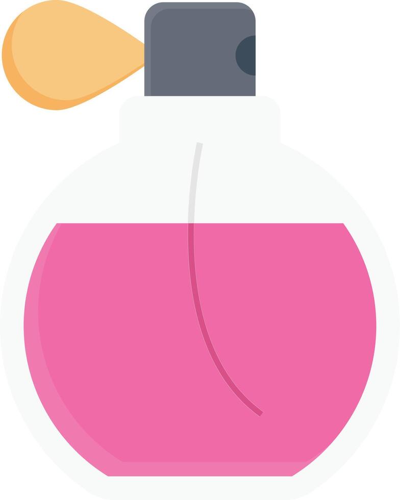 Ilustración de vector de perfume en un fondo. Símbolos de calidad premium. Iconos vectoriales para concepto y diseño gráfico.