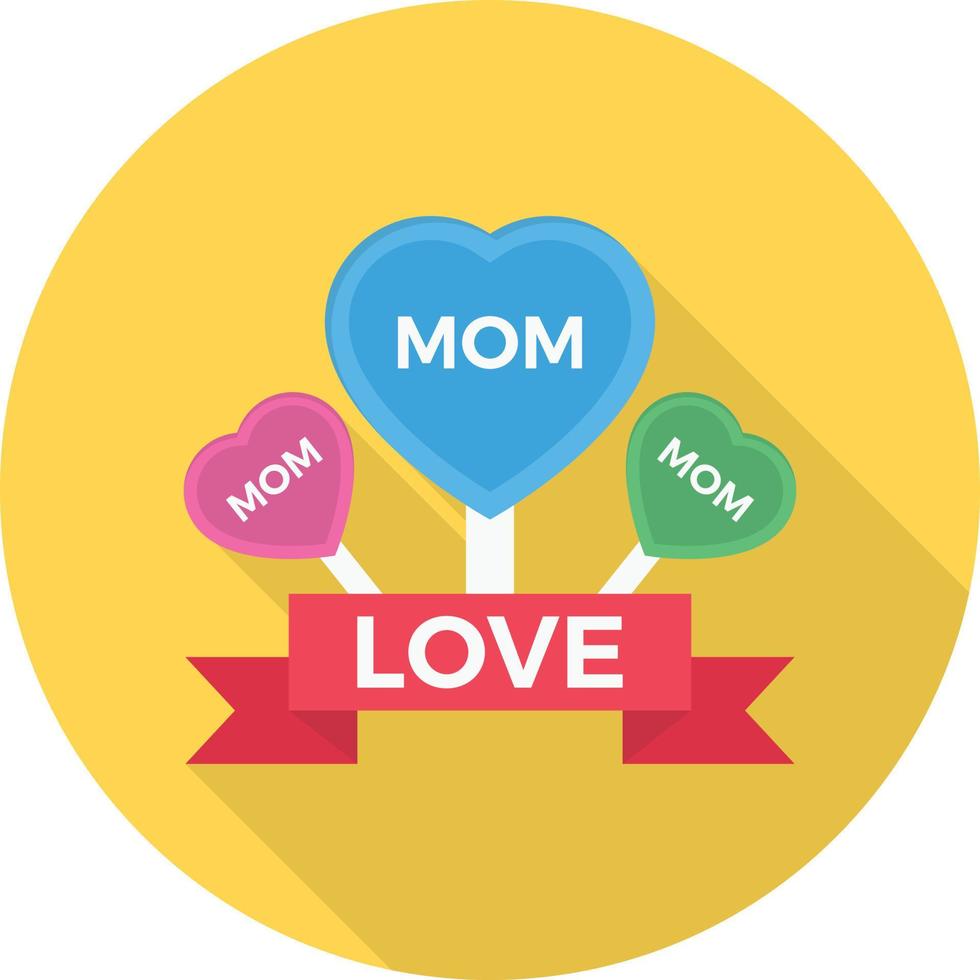 love MOM vector illustration on a background.Premium quality symbols.vector icons for concept and graphic design.