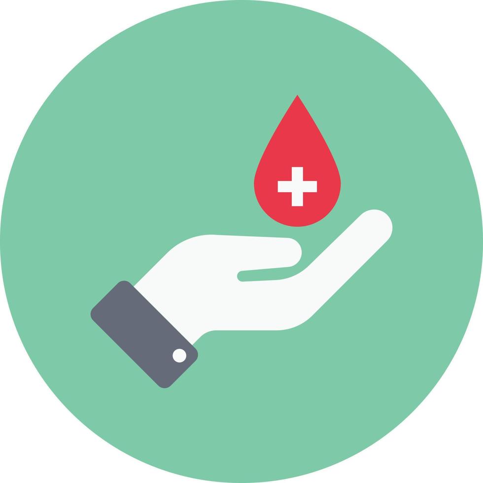 ilustración vectorial de donación de sangre en un fondo. símbolos de calidad premium. iconos vectoriales para concepto y diseño gráfico. vector