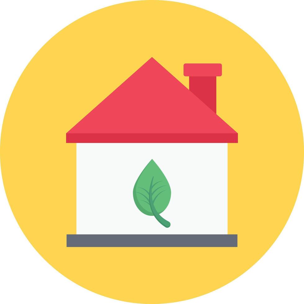 ilustración de vector de casa verde sobre un fondo. símbolos de calidad premium. iconos vectoriales para concepto y diseño gráfico.