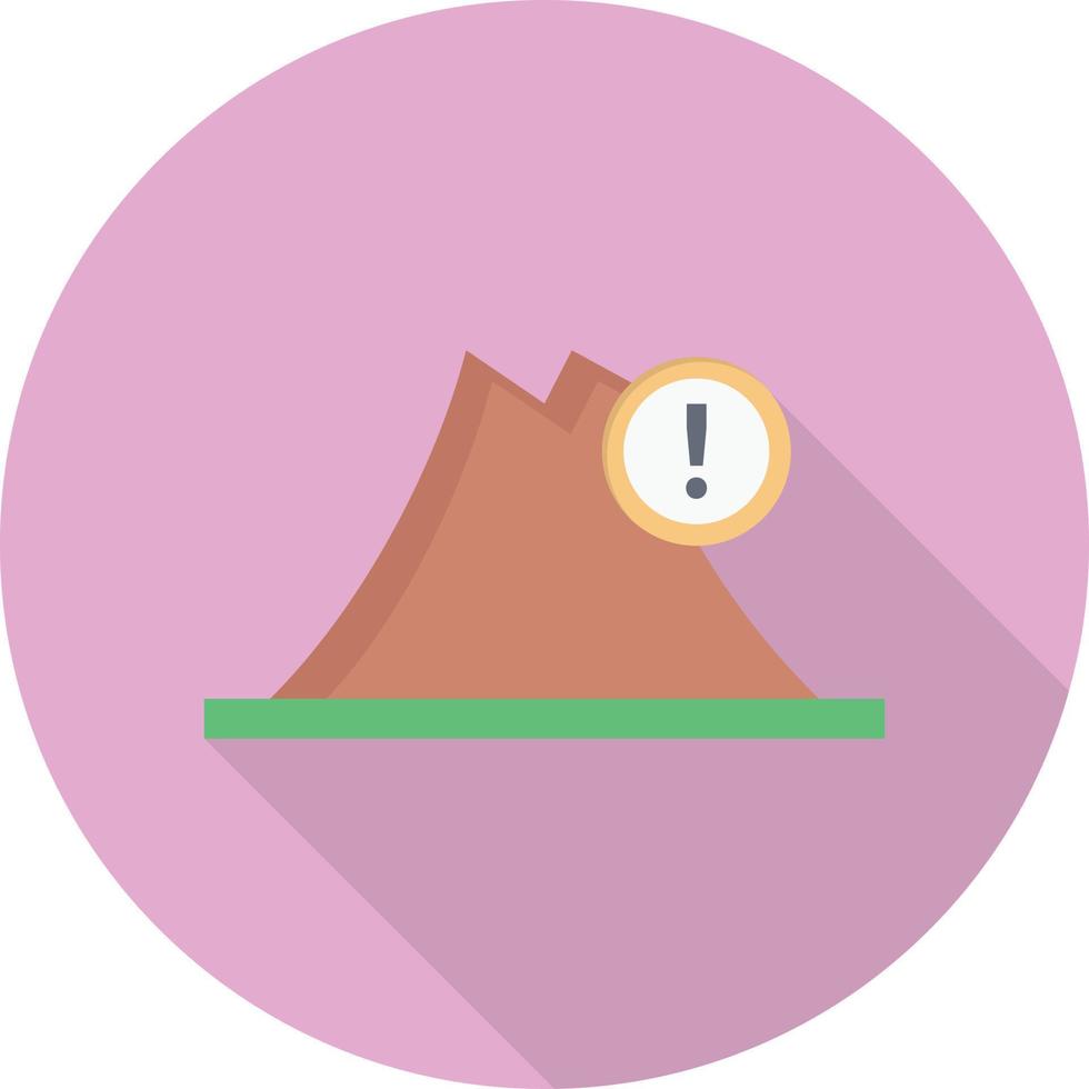 hills danger vector illustration on a background.Premium quality symbols.vector icons for concept and graphic design.