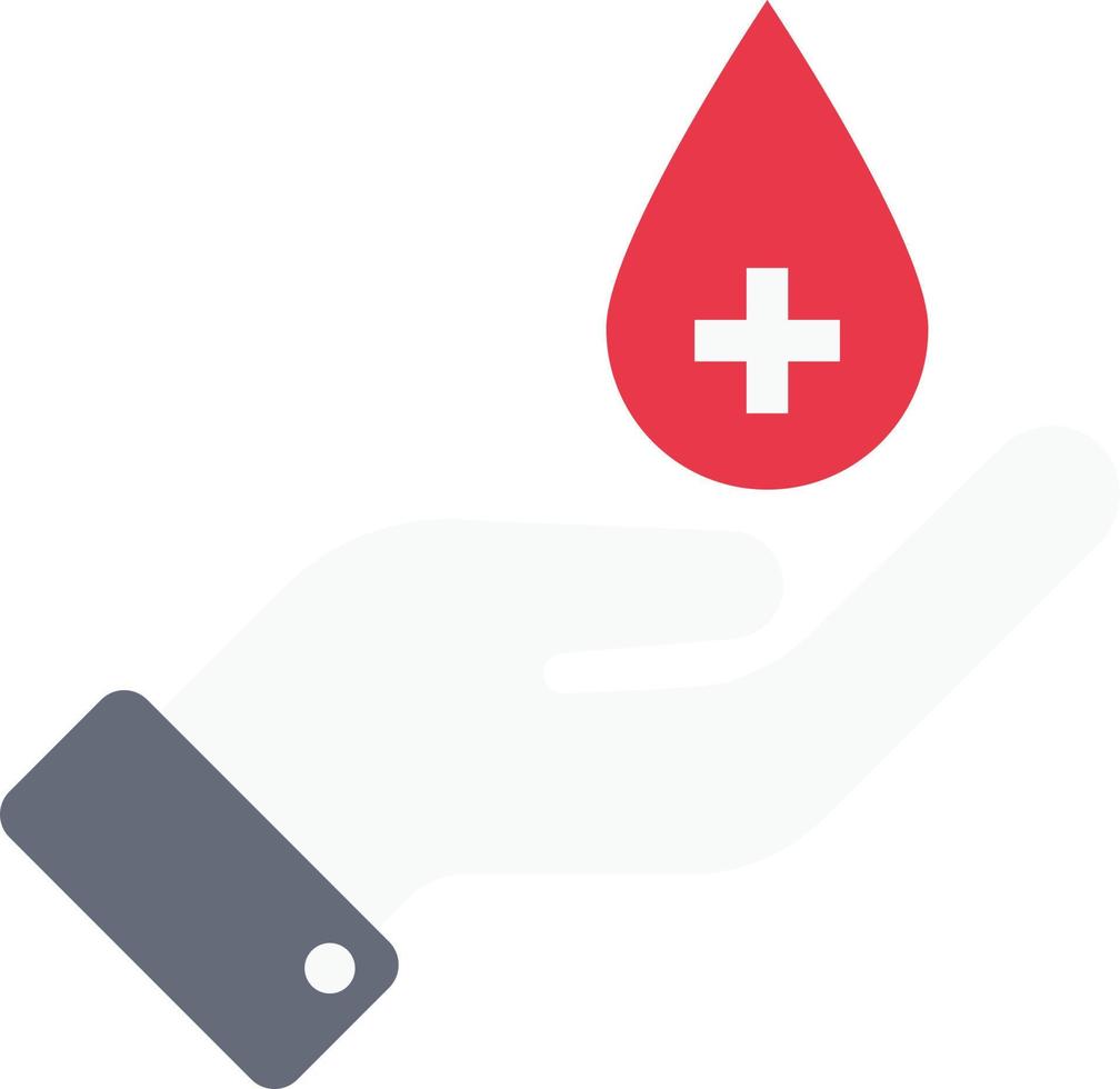 ilustración vectorial de donación de sangre en un fondo. símbolos de calidad premium. iconos vectoriales para concepto y diseño gráfico. vector