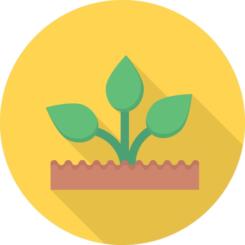 ilustración de vector de planta en un fondo. símbolos de calidad premium. iconos vectoriales para concepto y diseño gráfico.