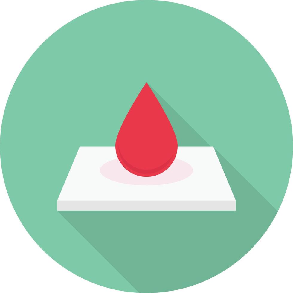 ilustración de vector de gota de sangre en un fondo. símbolos de calidad premium. iconos vectoriales para concepto y diseño gráfico.