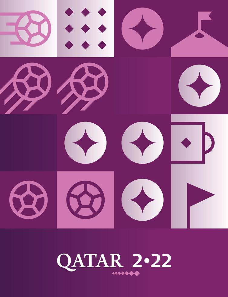Fifa World Cup 2022 Poster Template vector