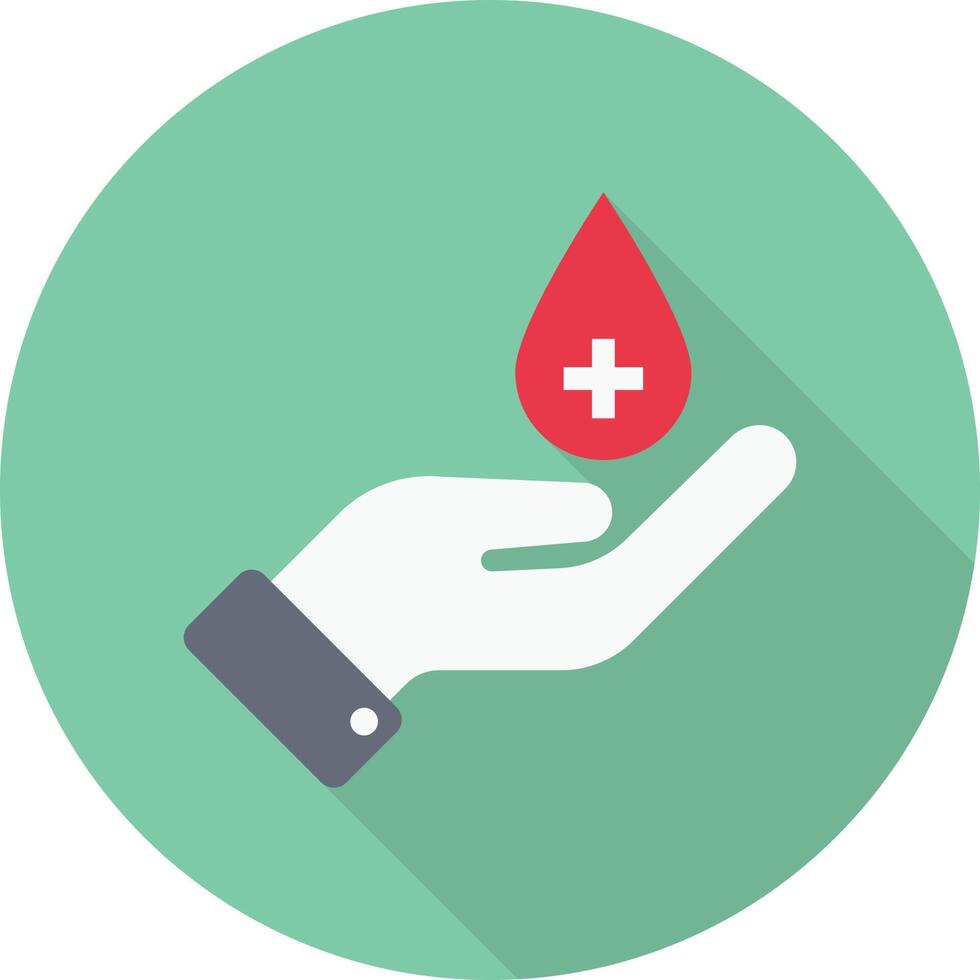 ilustración vectorial de donación de sangre en un fondo. símbolos de calidad premium. iconos vectoriales para concepto y diseño gráfico. vector