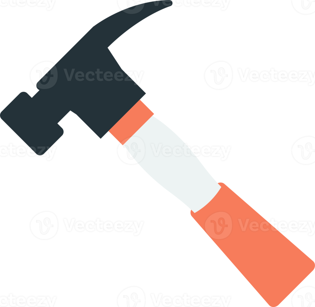 hammer illustration in minimal style png