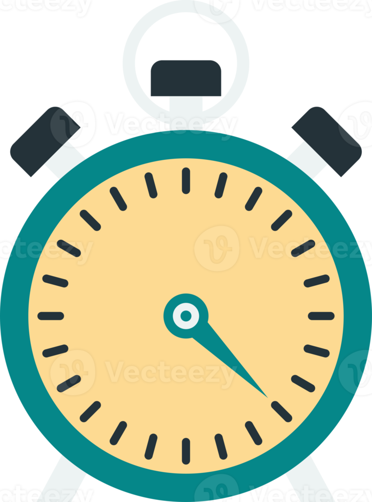 stopwatch illustration in minimal style png