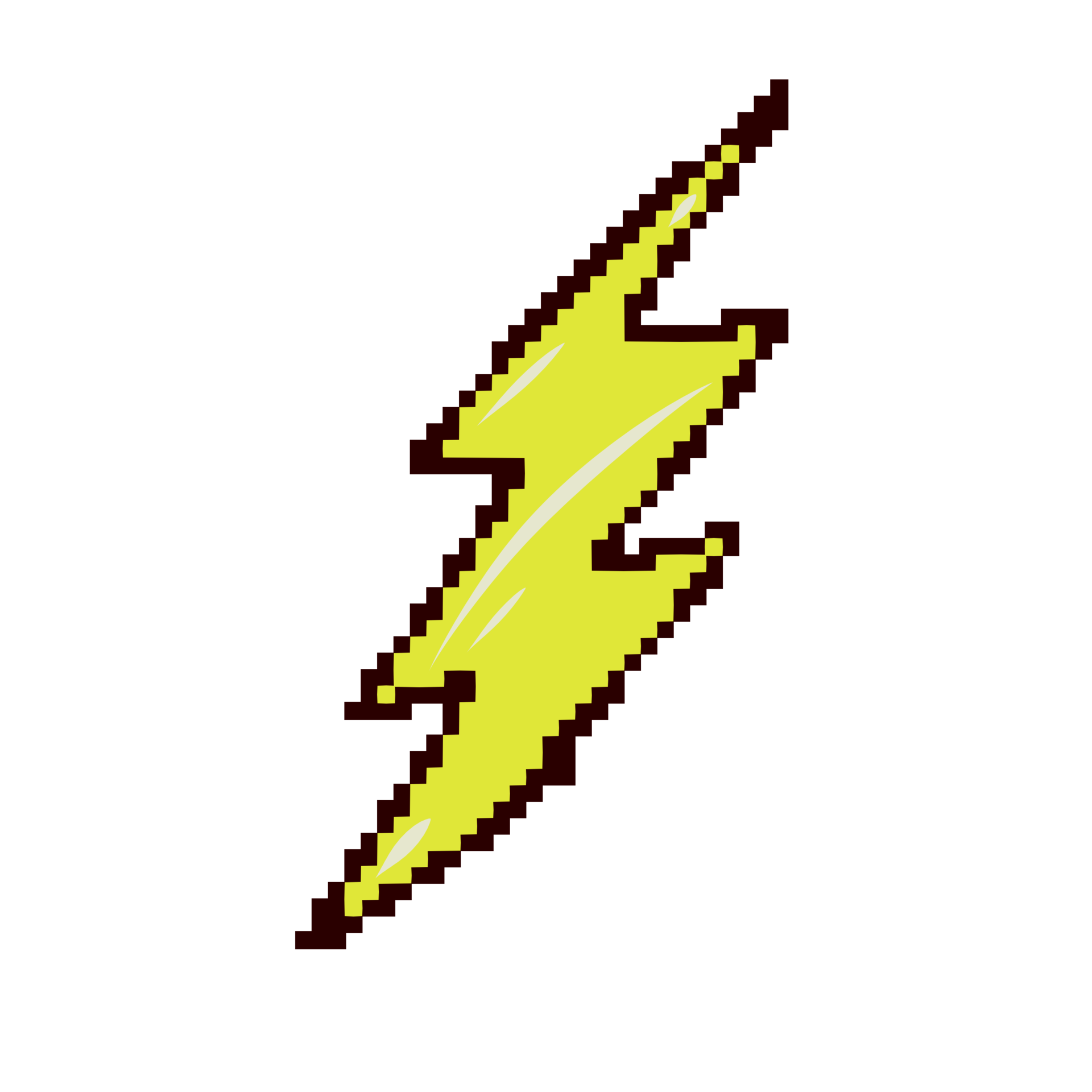Free Lightning pixel style 13399686 PNG with Transparent Background