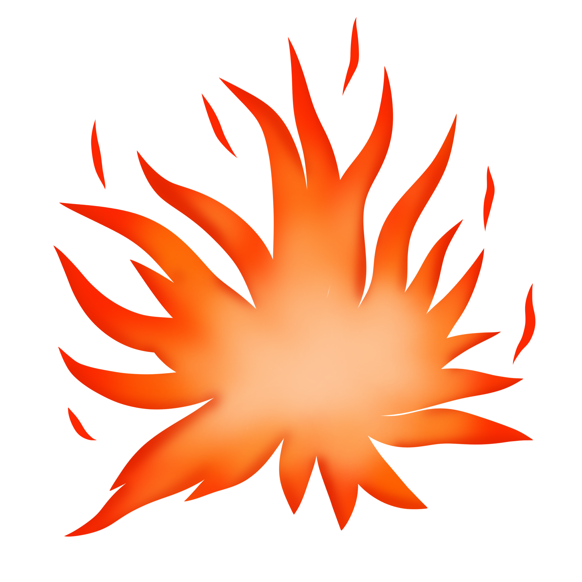 Hot Fire illustration 13399736 PNG