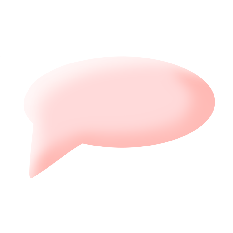 Pink speech bubble 13399738 PNG