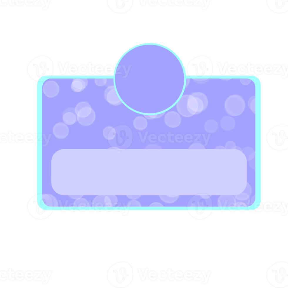Social media ui frame png