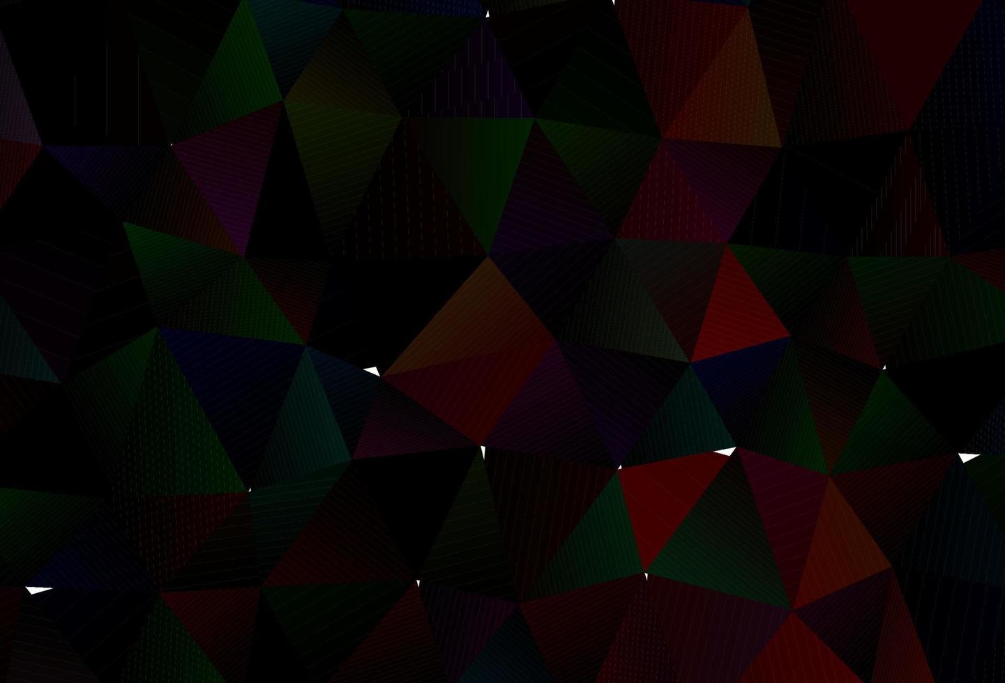 Dark Red vector abstract polygonal texture.