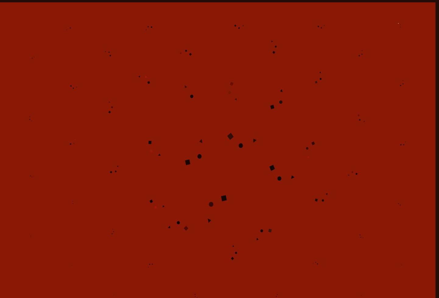 Light Red vector texture in poly style with circles, cubes.