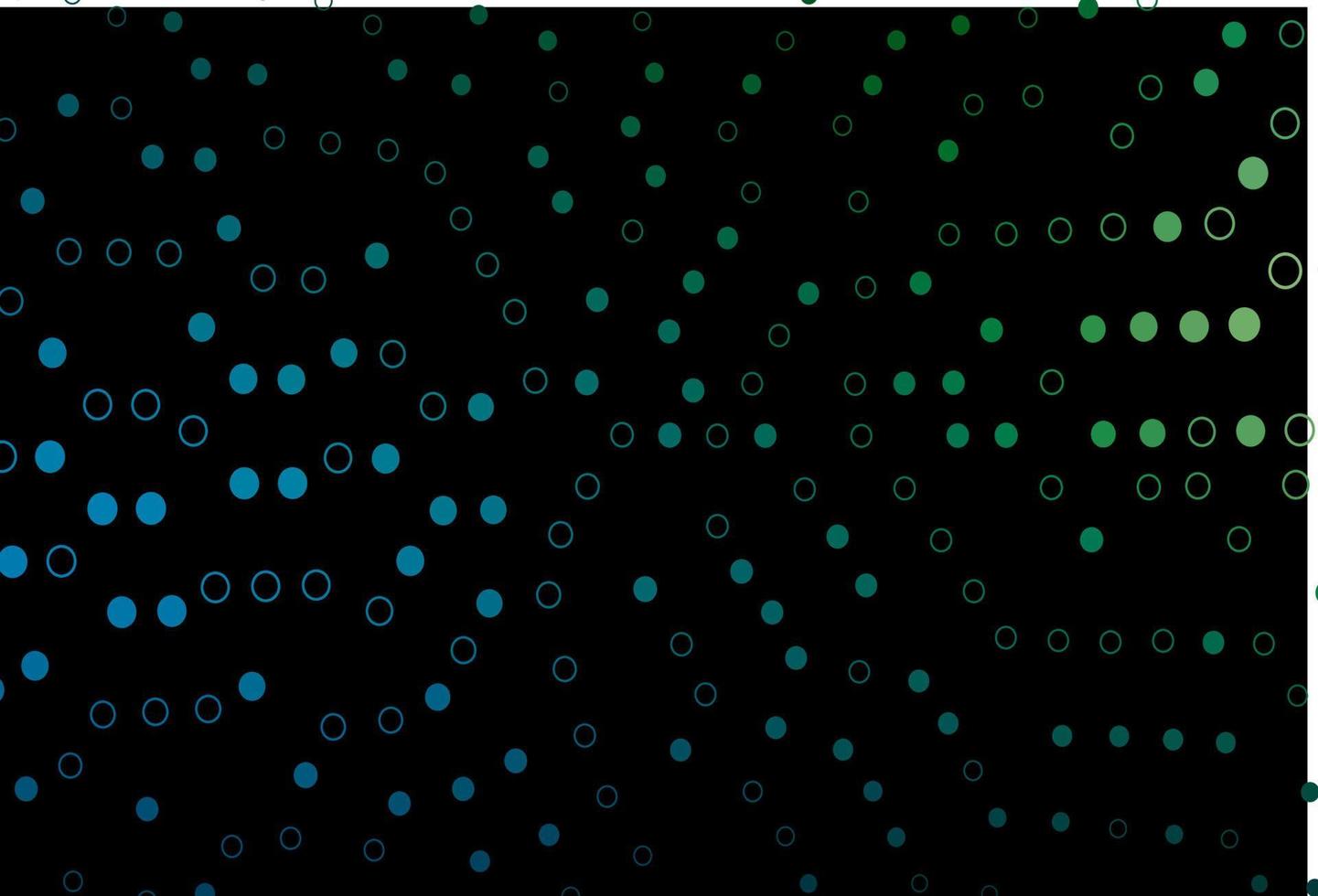 Dark Blue, Green vector cover with spots.