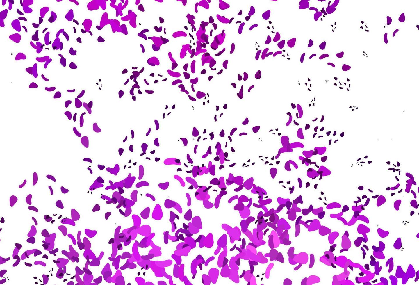 telón de fondo de vector de color púrpura claro con formas abstractas.