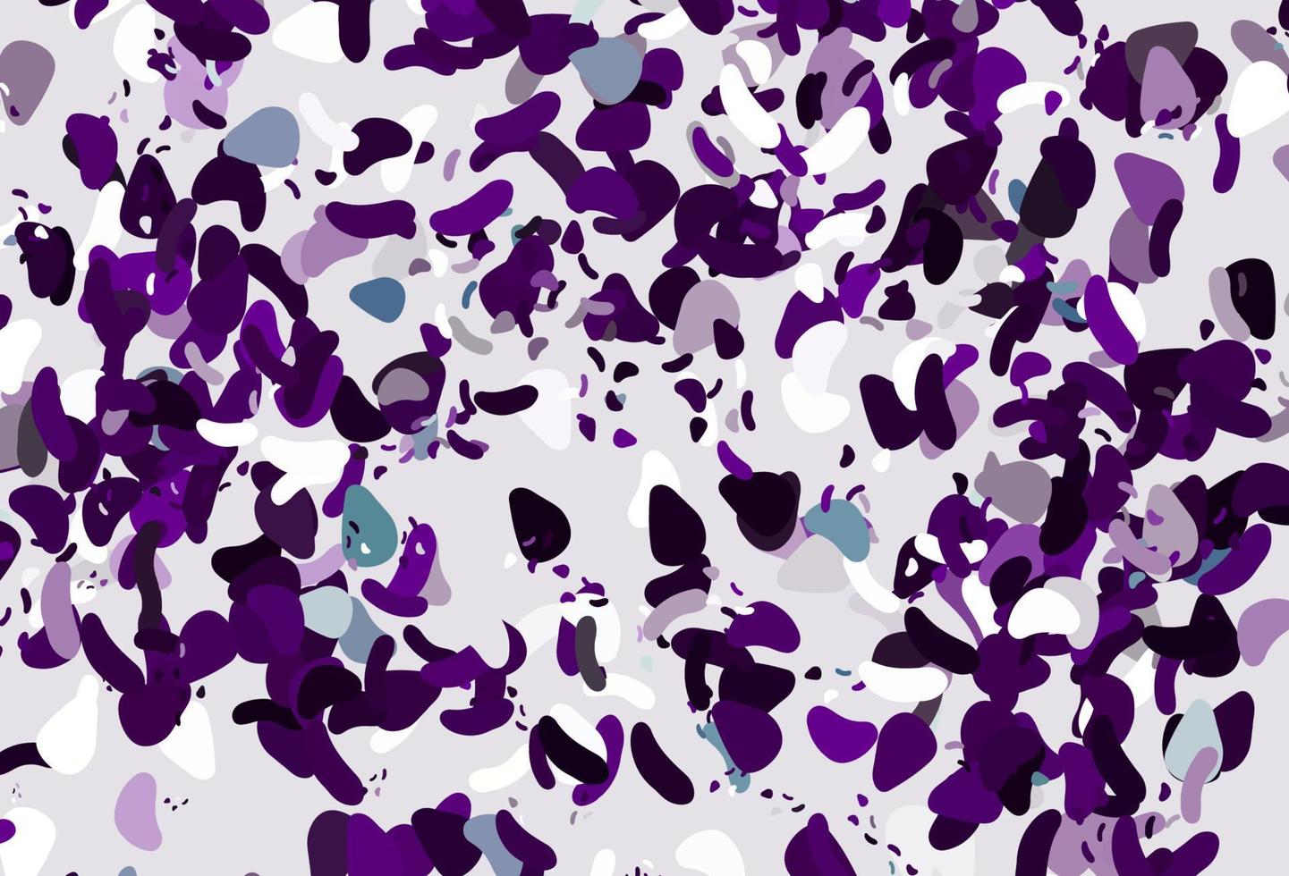 Light Purple vector background with abstract forms.