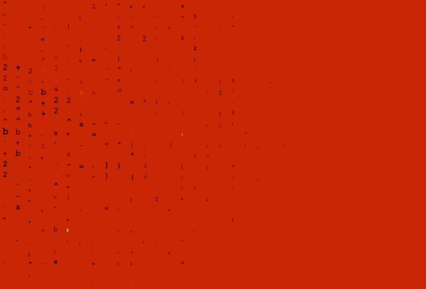 Light Red vector pattern with arithmetic signs.