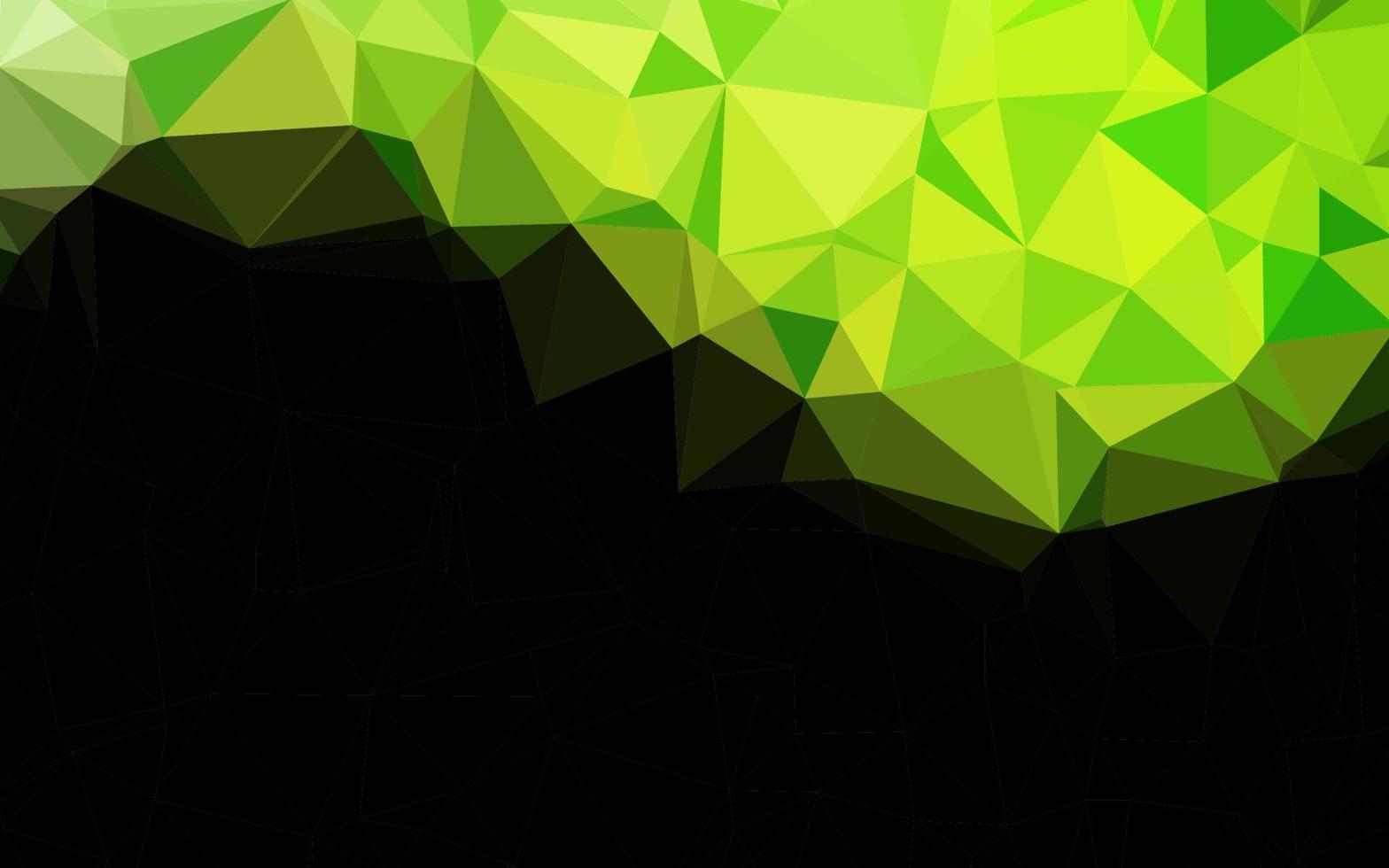 Light Green vector abstract polygonal texture.