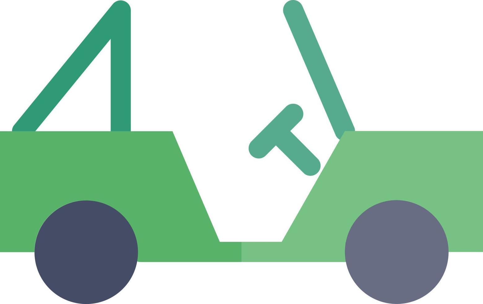 Military vehicle for the army. vector