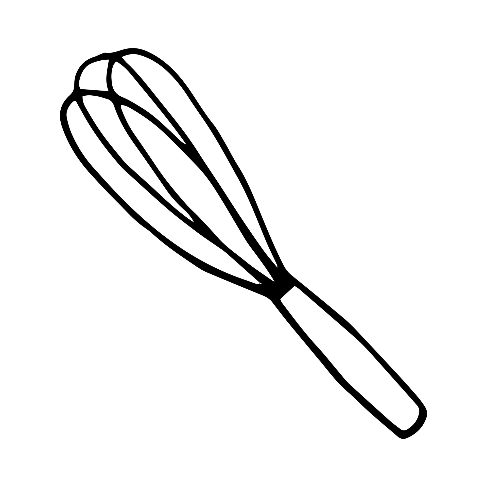 whisk icon, sticker. sketch hand drawn doodle style. vector, minimalism
