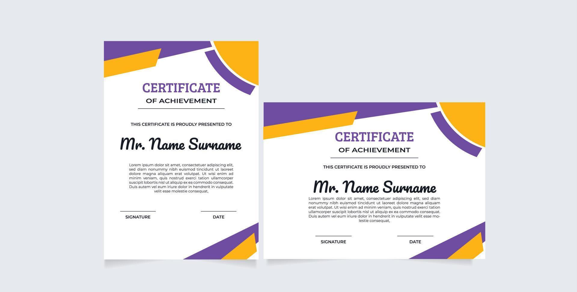 certificate of appreciation border template with luxury badge and modern line and shapes vector