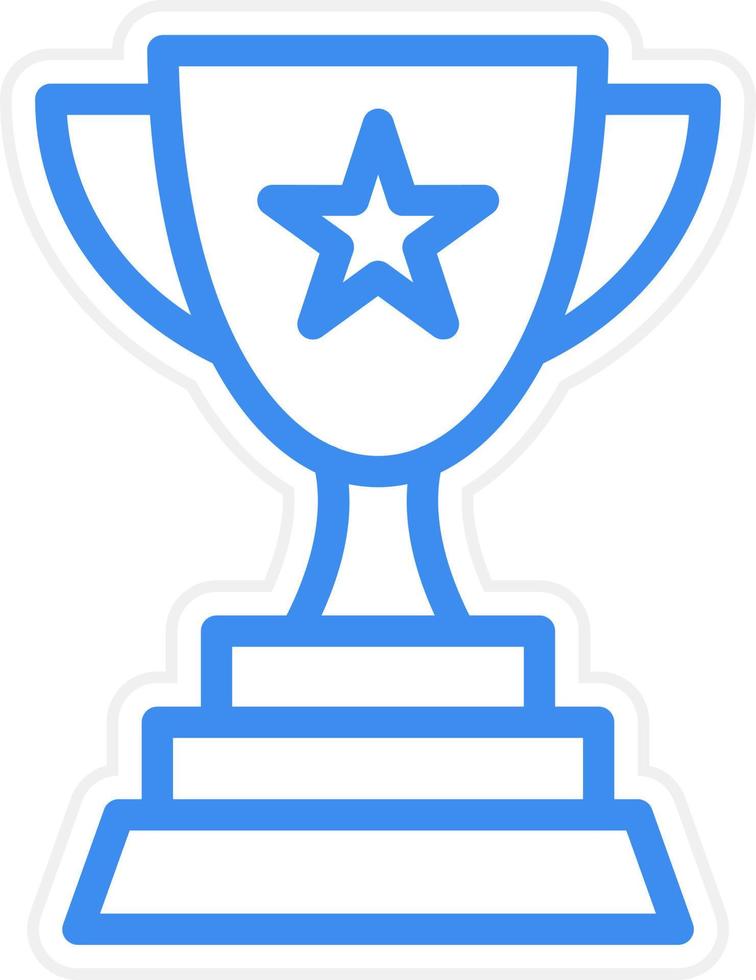 Trophy Icon Style vector