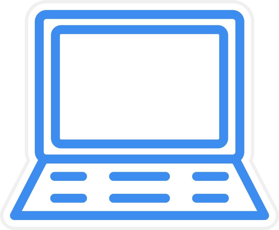 Laptop Icon Style vector