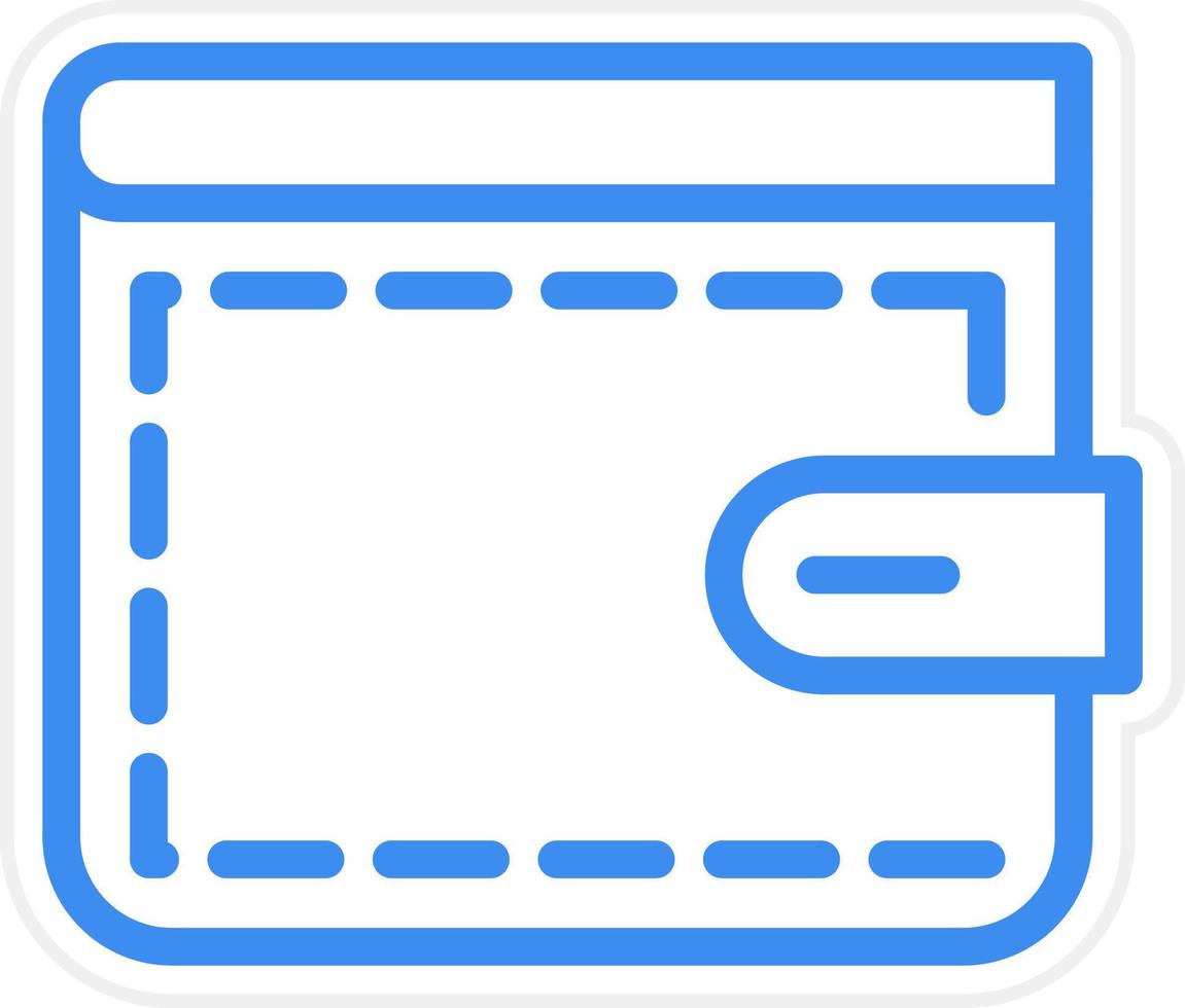 Wallet Icon Style vector