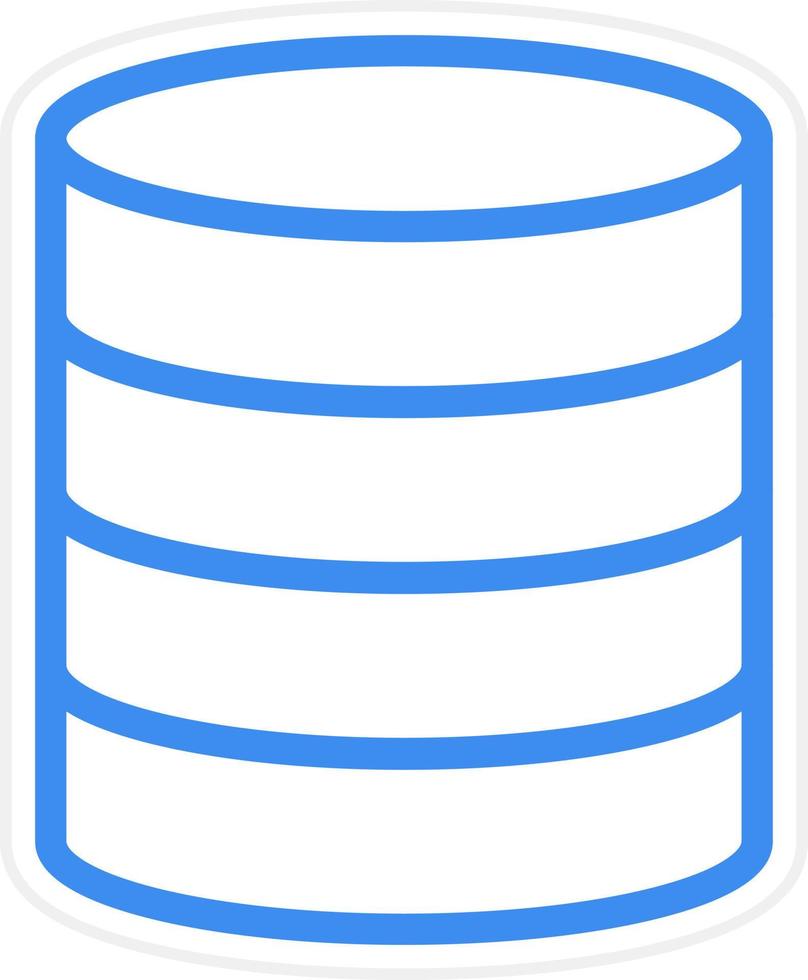 Database Icon Style vector