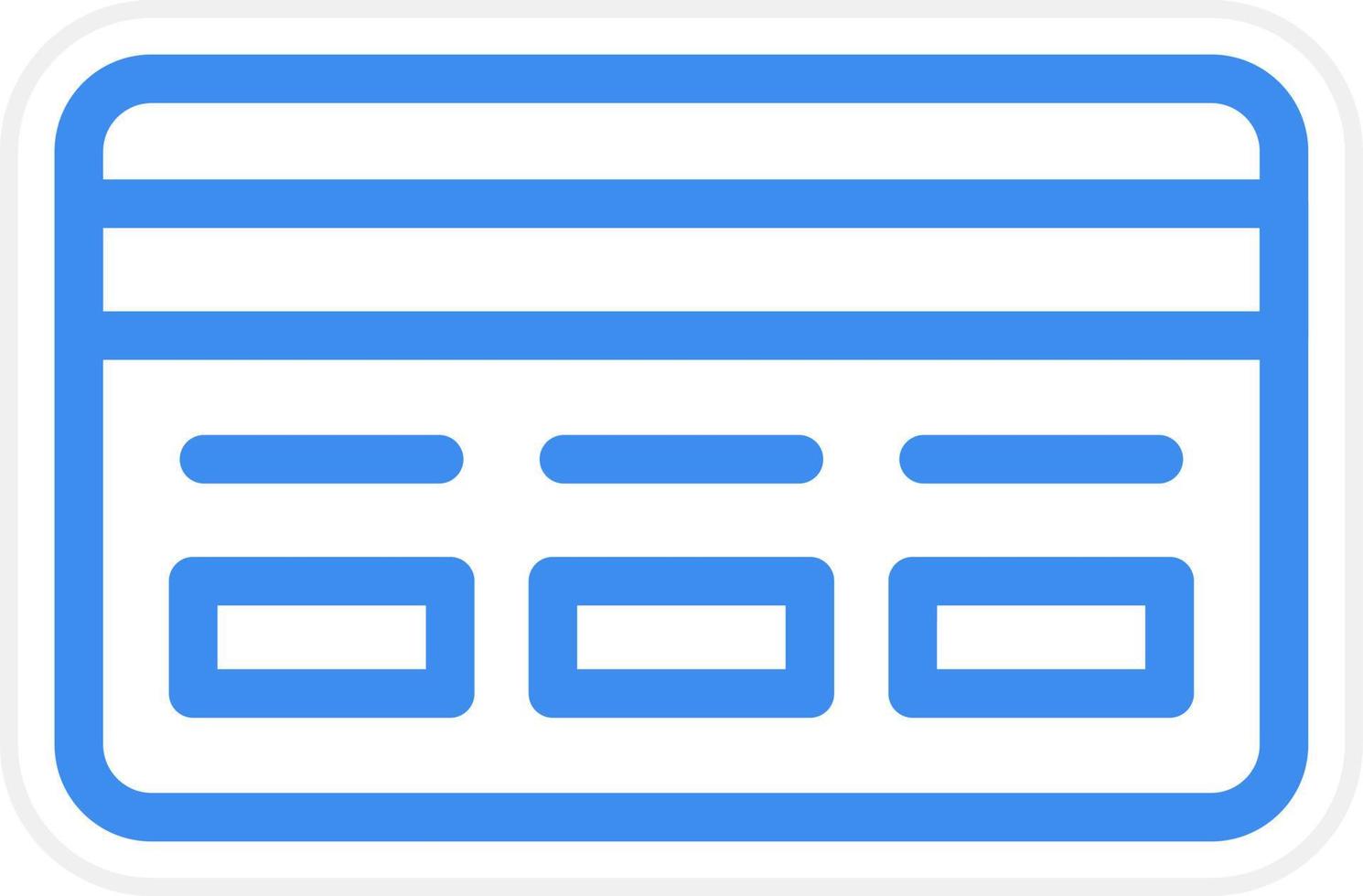 Credit Card Icon Style vector