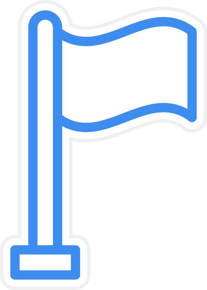 Flag Icon Style vector
