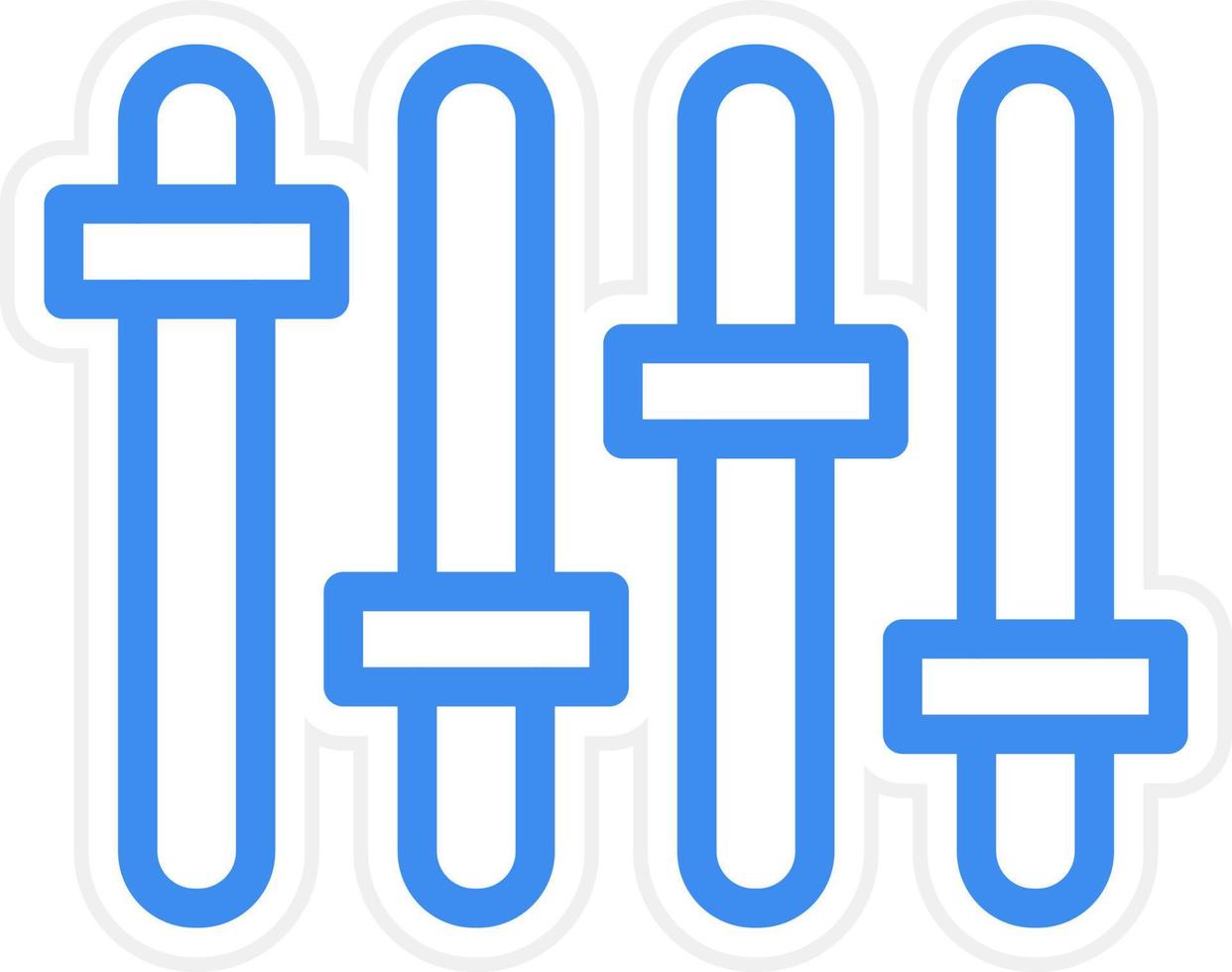 Controls Icon Style vector
