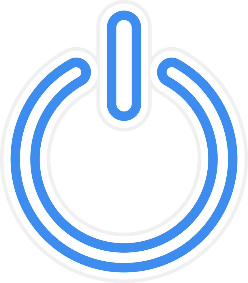 Power Button Icon Style vector