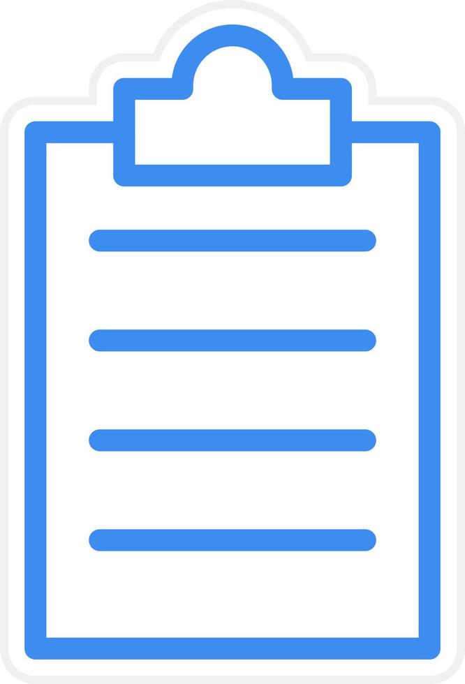 Clipboard Icon Style vector
